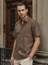 RADEN SHORT SLEEVE SHIRT (BRUNETTE BROWN)